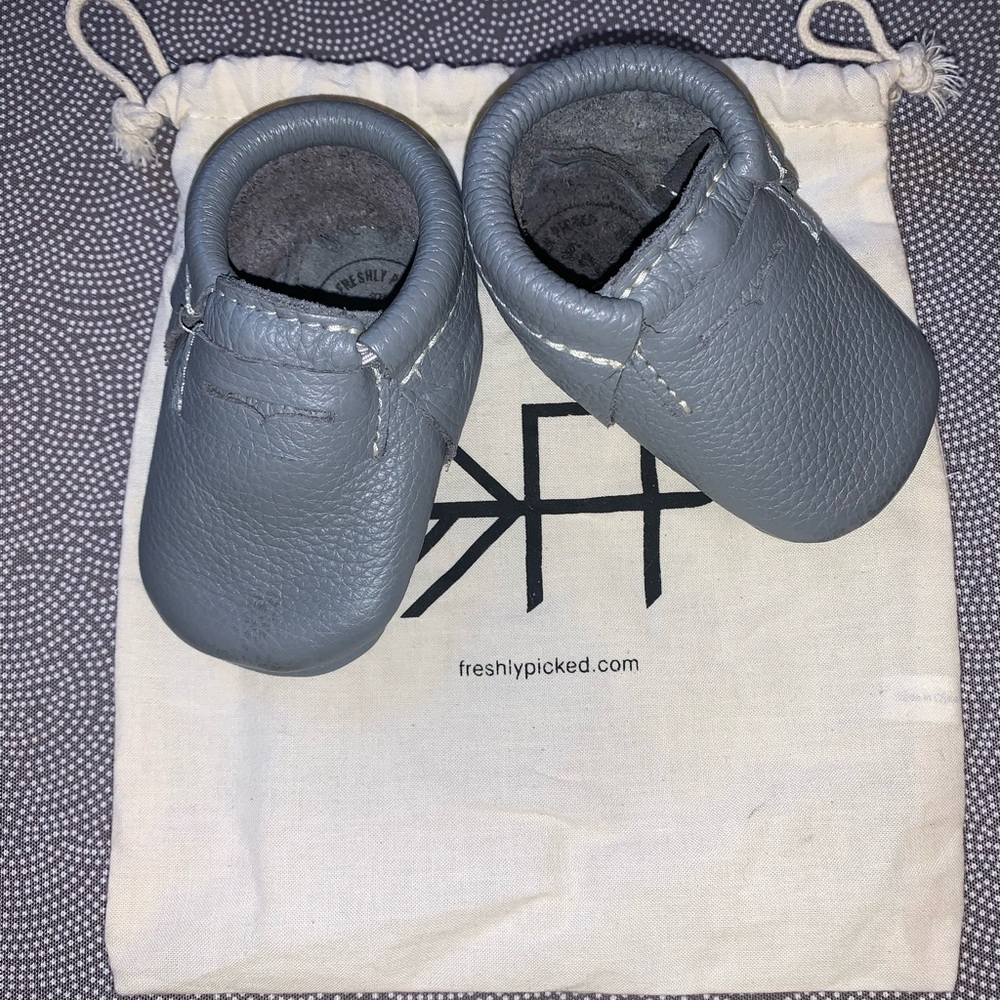 Freshly picked bundle of moccasins